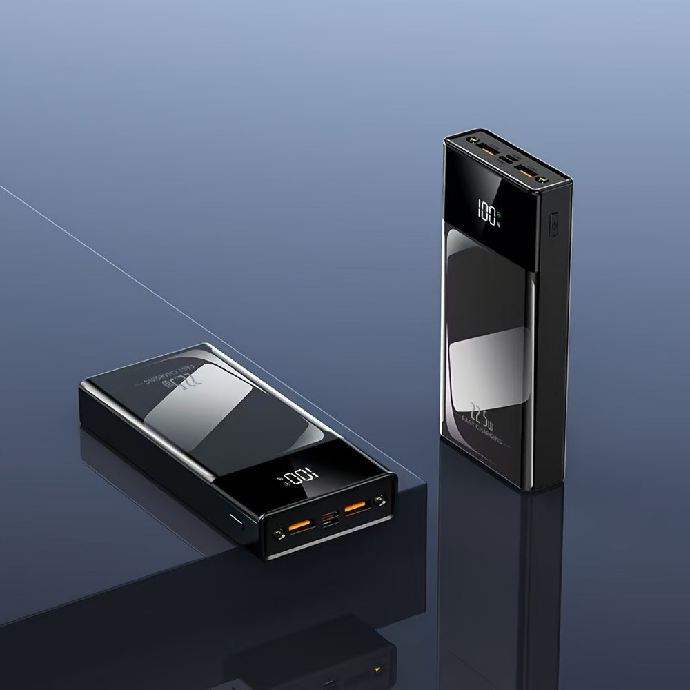 10, 000mAh High-Capacity Power Bank | 22.5W PD Fast Charging | 2-Device Simultaneous Charging | Smart LED Digital Display | Built-in LED Flashlight | Slim & Portable | Universal Compatibility (for iPhone 16/15/14/13/12 & for Samsung/Google/Android