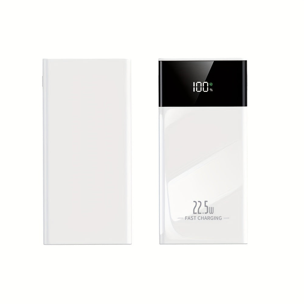 10, 000mAh High-Capacity Power Bank | 22.5W PD Fast Charging | 2-Device Simultaneous Charging | Smart LED Digital Display | Built-in LED Flashlight | Slim & Portable | Universal Compatibility (for iPhone 16/15/14/13/12 & for Samsung/Google/Android