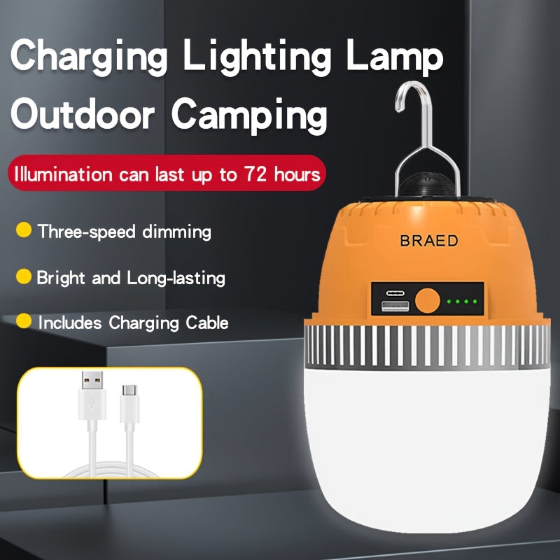 Rechargeable LED Camping Lantern, Camping Essentials, Long Lasting, 4 Modes Camping Light, Power Bank, Lantern Flashlight For Camping, Emergency, Power Outages