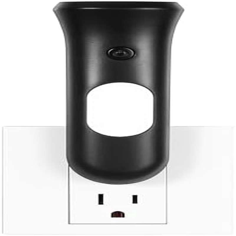 4-in-1 Emergency Power Failure Light with Rechargeable LED Flashlight, Automatic Wall Plug & USB-Powered Operation - Heavy-Duty Matte Black Outdoor/Indoor Power Bank for Camping, Snow Storms, Home Backup - Compact & Portable with Hanging Hook,